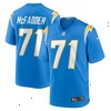 Jordan McFadden Los Angeles Chargers Nike Team Game Jersey - Powder Blue