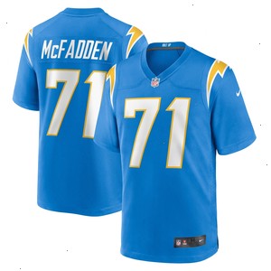 Jordan McFadden Los Angeles Chargers Nike Team Game Jersey - Powder Blue