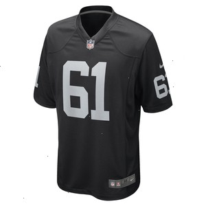 Jordan Meredith Las Vegas Raiders Nike Game Player Jersey - Black