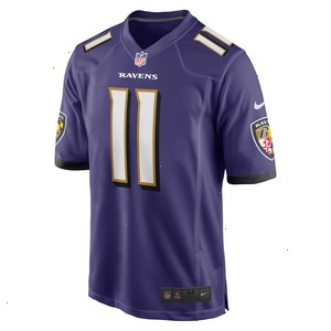 Jordan Stout Baltimore Ravens Nike Player Game Jersey - Purple