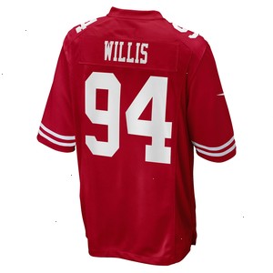 Jordan Willis San Francisco 49ers Nike Game Player Jersey - Scarlet