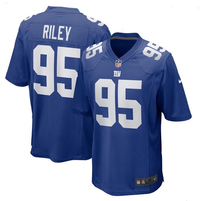 Jordon Riley New York Giants Nike Team Game Jersey - Royal