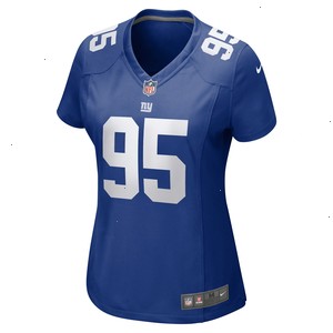 Jordon Riley New York Giants Nike Women's Team Game Jersey - Royal