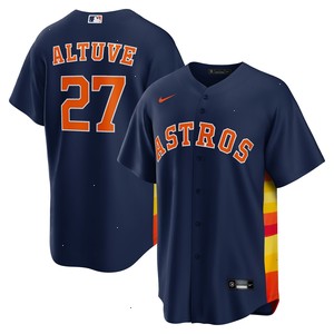 Jose Altuve Houston Astros Nike Alternate Replica Player Name Jersey - Navy