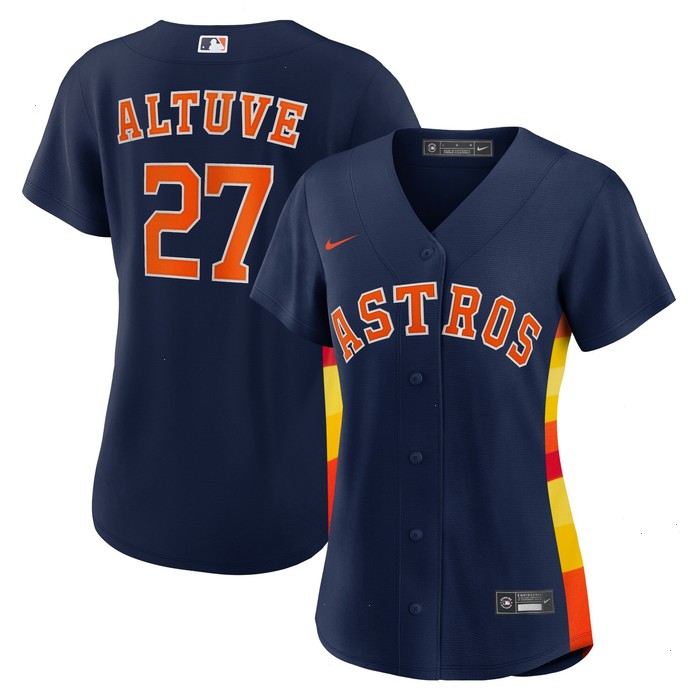 Jose Altuve Houston Astros Nike Women's Alternate Replica Player Jersey - Navy