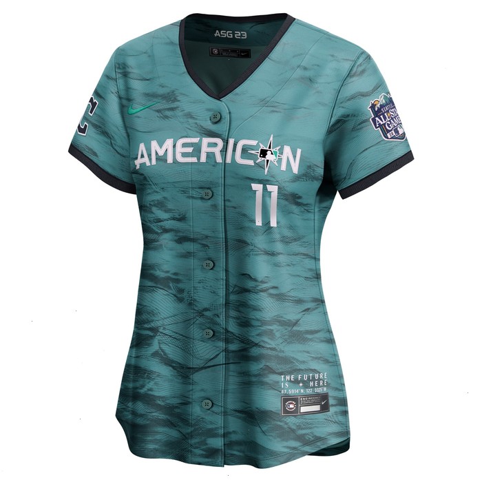 Jose Ramirez American League Nike Women's 2023 MLB All-Star Game Limited Player Jersey - Teal