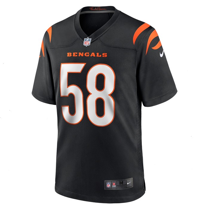 Joseph Ossai Cincinnati Bengals Nike Game Jersey - Black