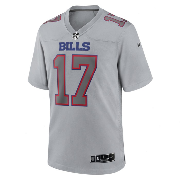 Josh Allen Buffalo Bills Nike Atmosphere Fashion Game Jersey - Gray