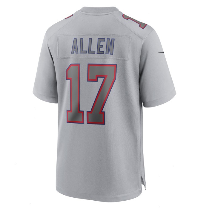 Josh Allen Buffalo Bills Nike Atmosphere Fashion Game Jersey - Gray