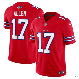 Josh Allen Buffalo Bills Nike Vapor F.U.S.E. Limited Jersey - Red