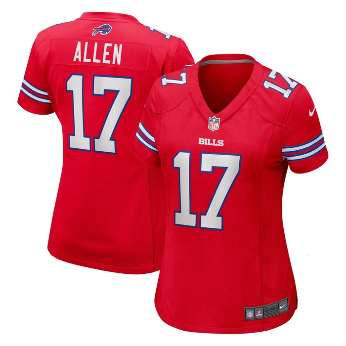 Josh Allen Buffalo Bills Nike Women's Player Jersey - Red