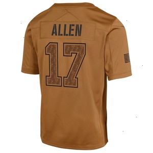 Josh Allen Buffalo Bills Nike Youth 2023 Salute To Service Limited Jersey - Brown