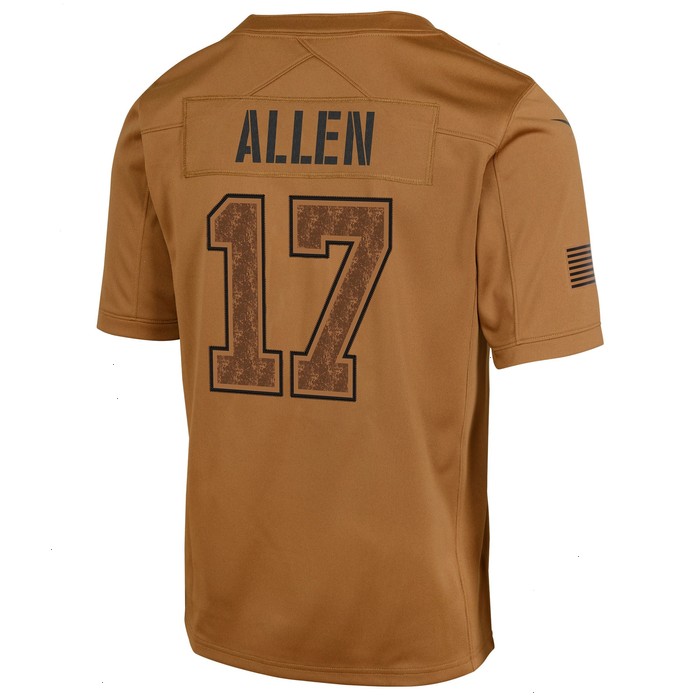 Josh Allen Buffalo Bills Nike Youth 2023 Salute To Service Limited Jersey - Brown