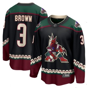 Josh Brown Arizona Coyotes Fanatics Branded Home Breakaway Player Jersey - Black