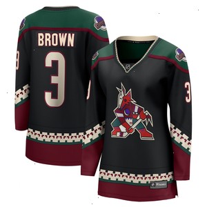 Josh Brown Arizona Coyotes Fanatics Branded Women's Home Breakaway Player Jersey - Black