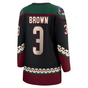 Josh Brown Arizona Coyotes Fanatics Branded Women's Home Breakaway Player Jersey - Black