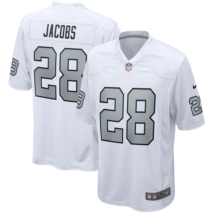 Josh Jacobs Las Vegas Raiders Nike Alternate Game Jersey - White