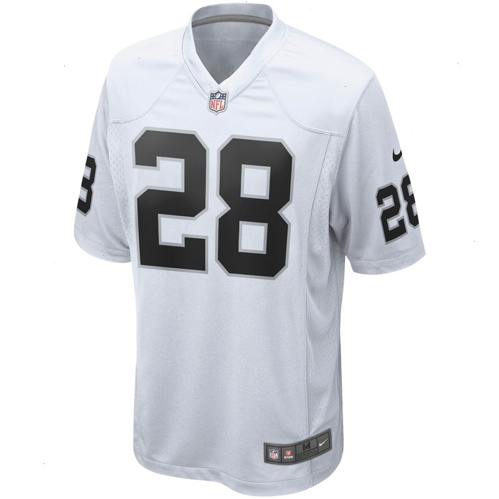 Josh Jacobs Las Vegas Raiders Nike Game Jersey - White