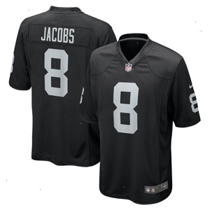 Josh Jacobs Las Vegas Raiders Nike Game Player Jersey - Black V1