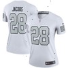 Josh Jacobs Las Vegas Raiders Nike Women's Color Rush Legend Player Jersey - White