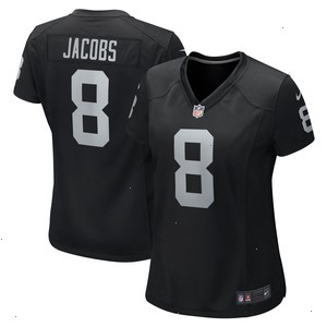 Josh Jacobs Las Vegas Raiders Nike Women's Game Player Jersey - Black