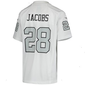 Josh Jacobs Las Vegas Raiders Nike Youth Color Rush Game Jersey - White