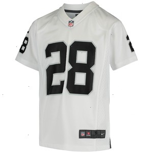 Josh Jacobs Las Vegas Raiders Nike Youth Game Jersey - White