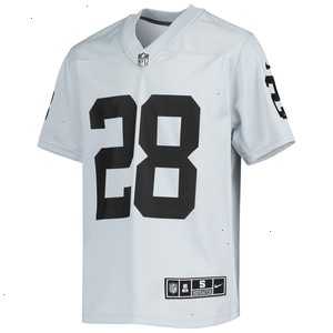 Josh Jacobs Las Vegas Raiders Nike Youth Inverted Team Game Jersey - Silver