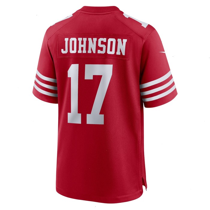 Josh Johnson San Francisco 49ers Nike Home Game Player Jersey - Scarlet