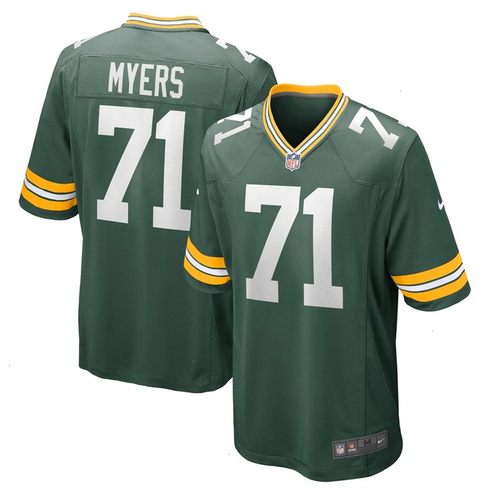 Josh Myers Green Bay Packers Nike Game Jersey - Green