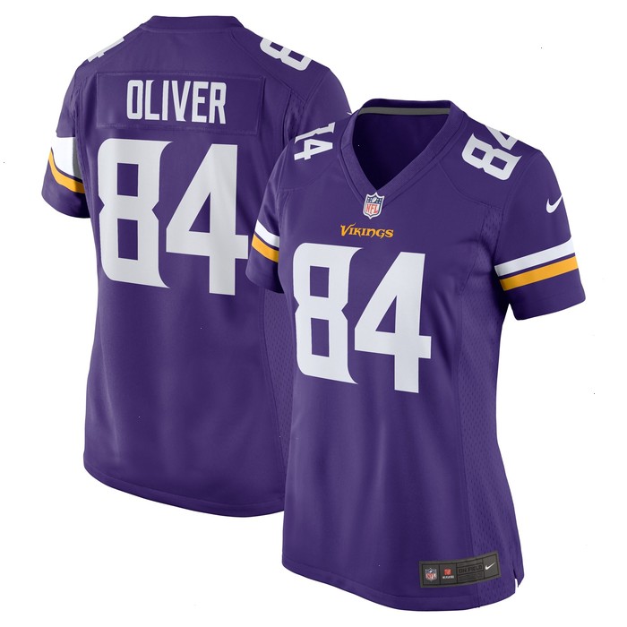 Josh Oliver Minnesota Vikings Nike Women's Game Player Jersey - Purple