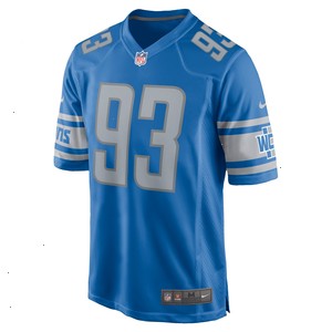 Josh Paschal Detroit Lions Nike Player Game Jersey - Blue