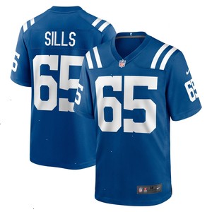 Josh Sills Indianapolis Colts Nike Team Game Jersey - Royal V1