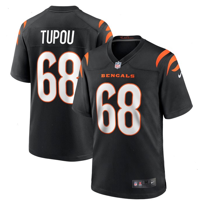 Josh Tupou Cincinnati Bengals Nike Game Player Jersey - Black