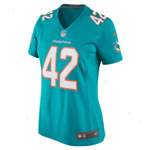 Joshua Kalu Miami Dolphins Nike Women's Team Game Jersey - Aqua