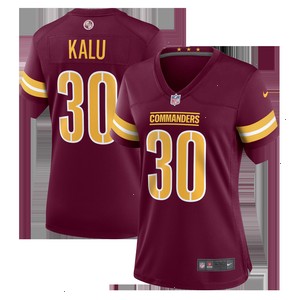 Joshua Kalu Washington Commanders Nike Women's Game Jersey - Burgundy