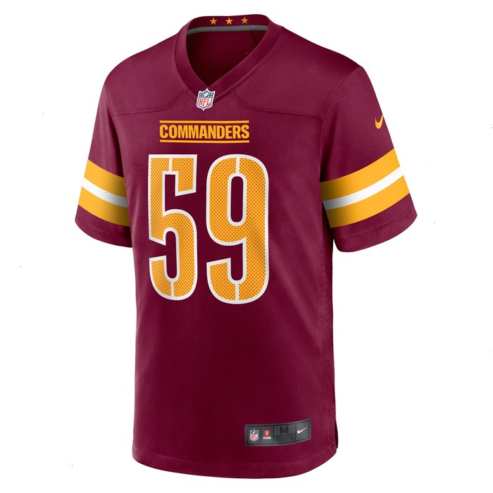 Joshua Pryor Washington Commanders Nike Team Game Jersey - Burgundy