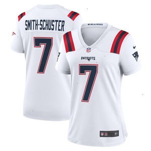 JuJu Smith-Schuster New England Patriots Nike Women's Game Player Jersey - White