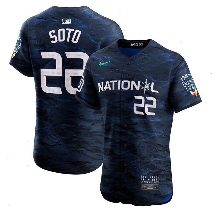 Juan Soto National League Nike 2023 MLB All-Star Game Vapor Premier Elite Player Jersey - Royal