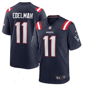 Julian Edelman New England Patriots Nike Game Player Jersey - Navy