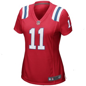 Julian Edelman New England Patriots Nike Women's Alternate Game Jersey - Red