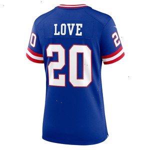 Julian Love New York Giants Nike Women's Classic Player Game Jersey - Royal