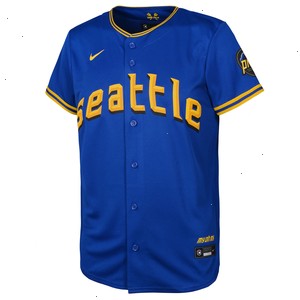 Julio Rodriguez Seattle Mariners Nike Toddler 2023 City Connect Replica Player Jersey - Royal