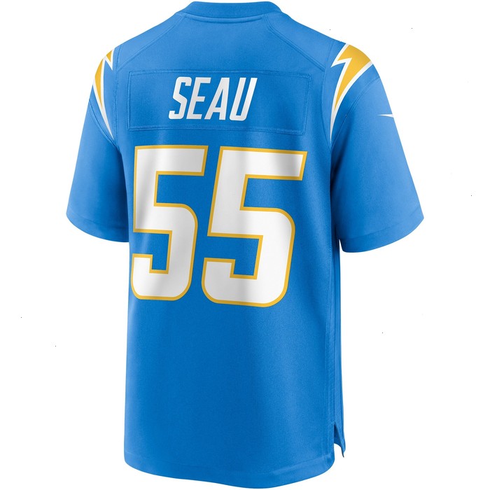 Junior Seau Los Angeles Chargers Nike Game Retired Player Jersey - Powder Blue