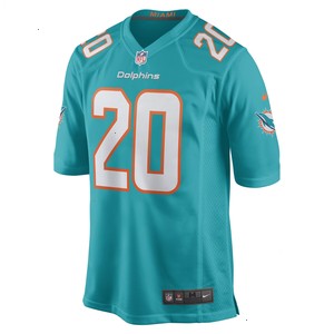 Justin Bethel Miami Dolphins Nike Game Player Jersey - Aqua