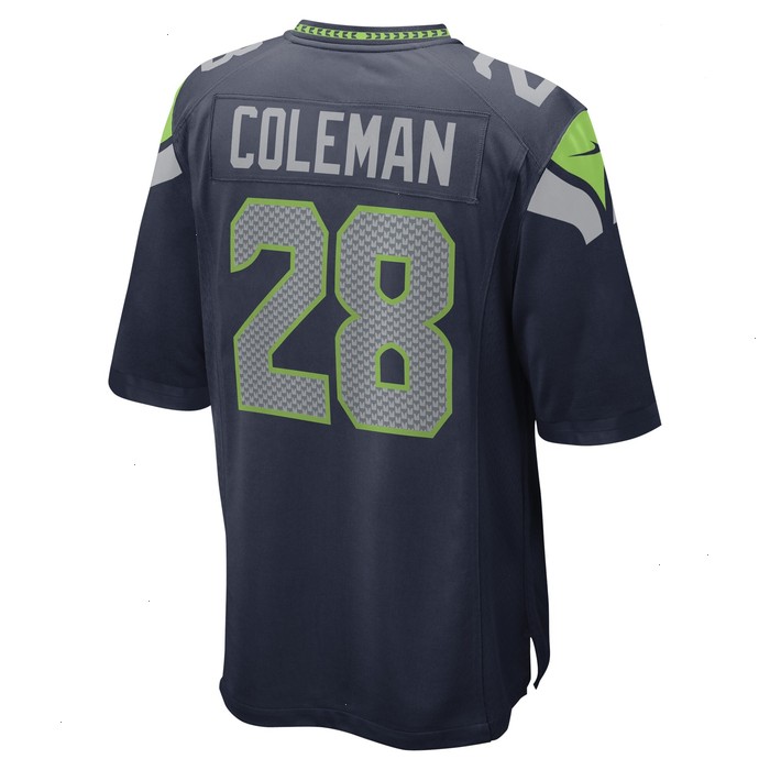 Justin Coleman Seattle Seahawks Nike Game Player Jersey - College Navy