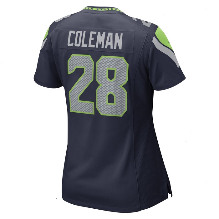 Justin Coleman Seattle Seahawks Nike Women's Game Player Jersey - College Navy