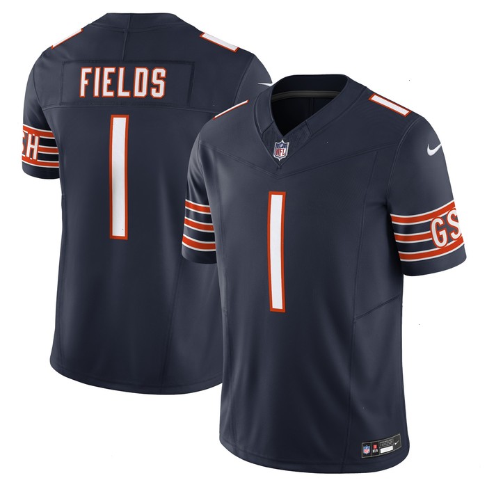 Justin Fields Chicago Bears Nike Vapor F.U.S.E. Limited Jersey - Navy