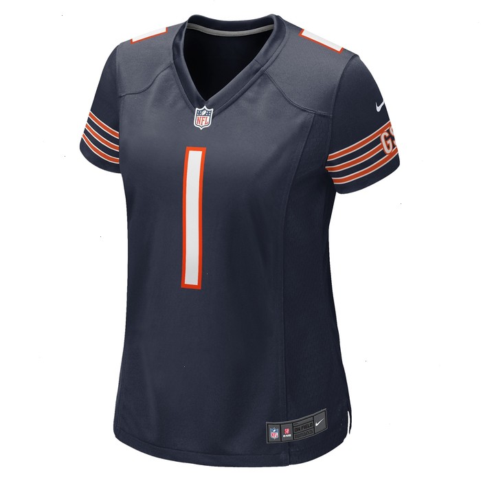 Justin Fields Chicago Bears Nike Women's Player Jersey - Navy