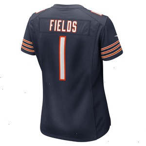 Justin Fields Chicago Bears Nike Women's Player Jersey - Navy